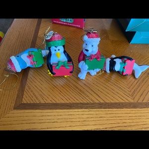 Set of 4 Sea World Onaments